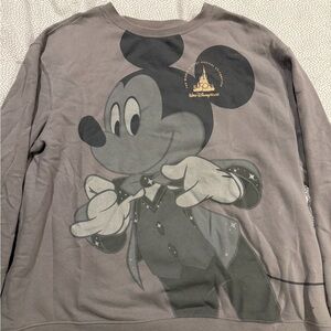 Disney Mickey Mouse Charcoal Crewneck Sweater